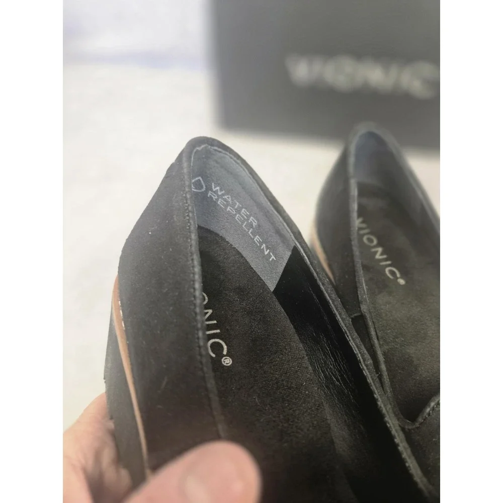 Vionic Willa Wedge Blk W-SZ 6M NEW